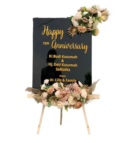 Papan Bunga Akrilik Pisang